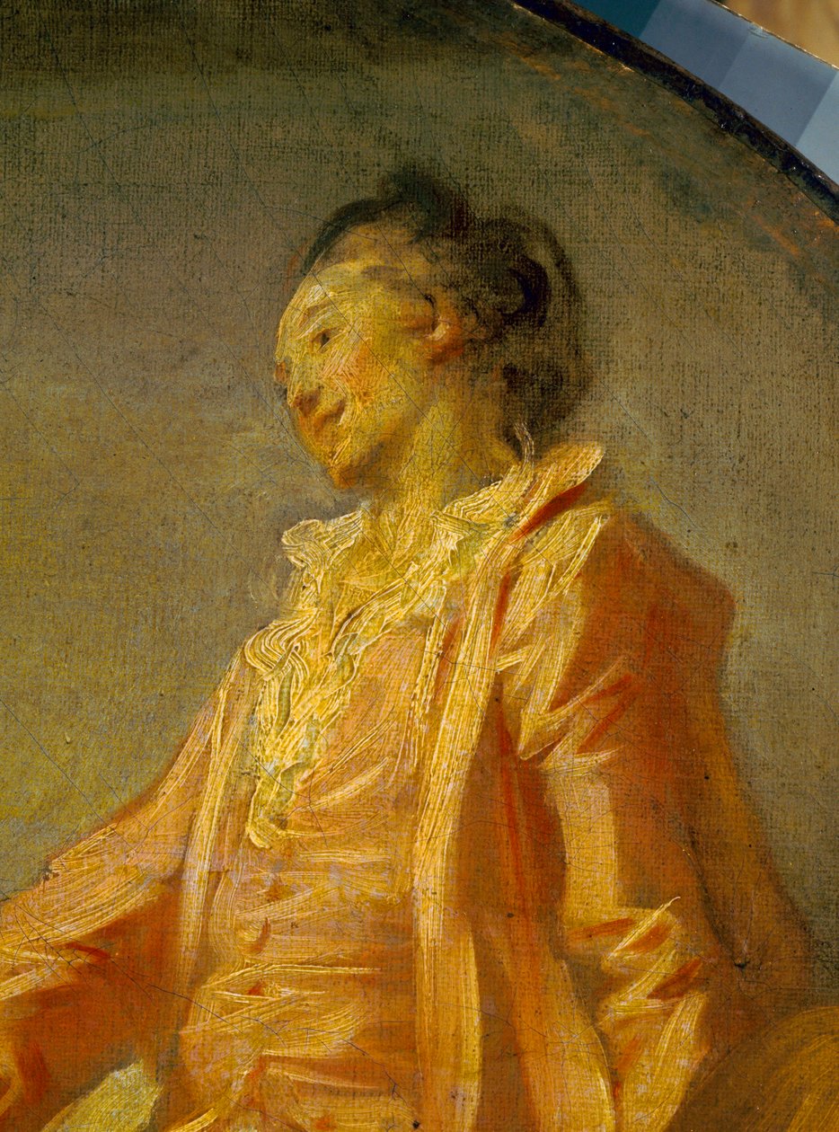 (détail) Le début du modèle - Jean Honore Fragonard