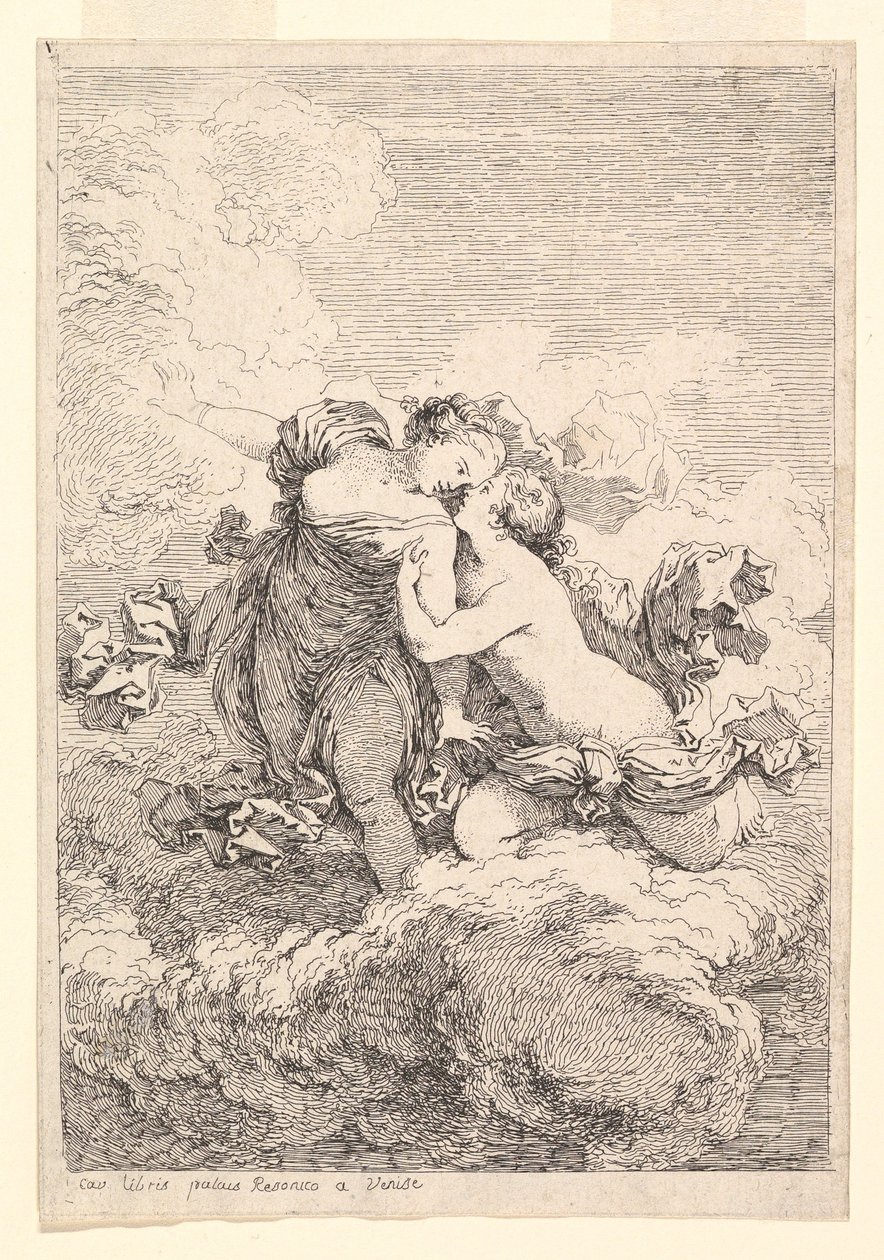 Scène mythologique, possiblement Diane séduisant Callisto, vers 1764 - Jean Honore Fragonard