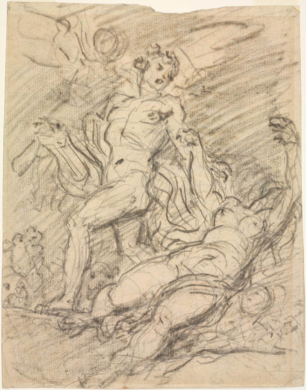 Orphée et Eurydice recto, vers 1761 - Jean Honore Fragonard