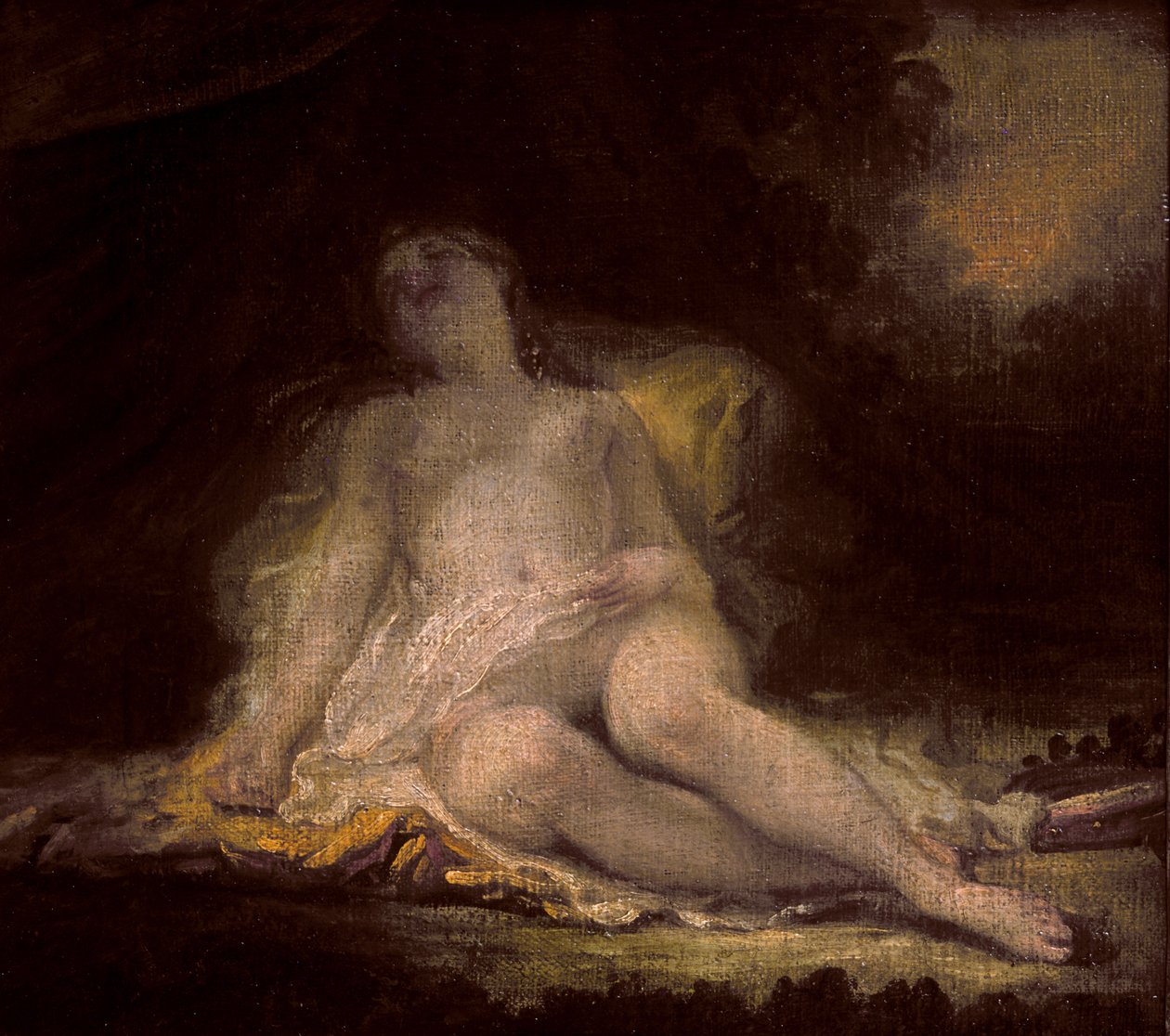 Bacchante endormie - Jean Honore Fragonard
