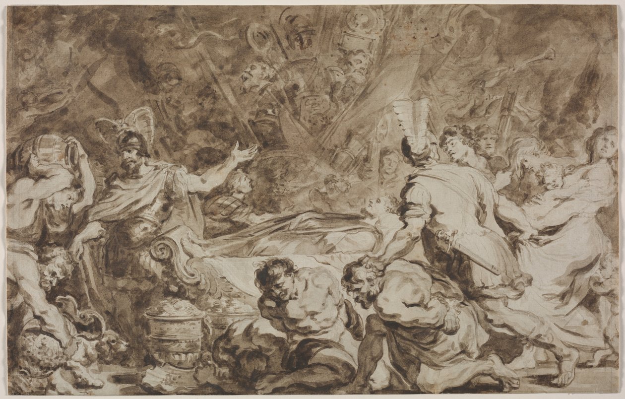 Les funérailles de Decius Mus, 1774 - Jean Honore Fragonard