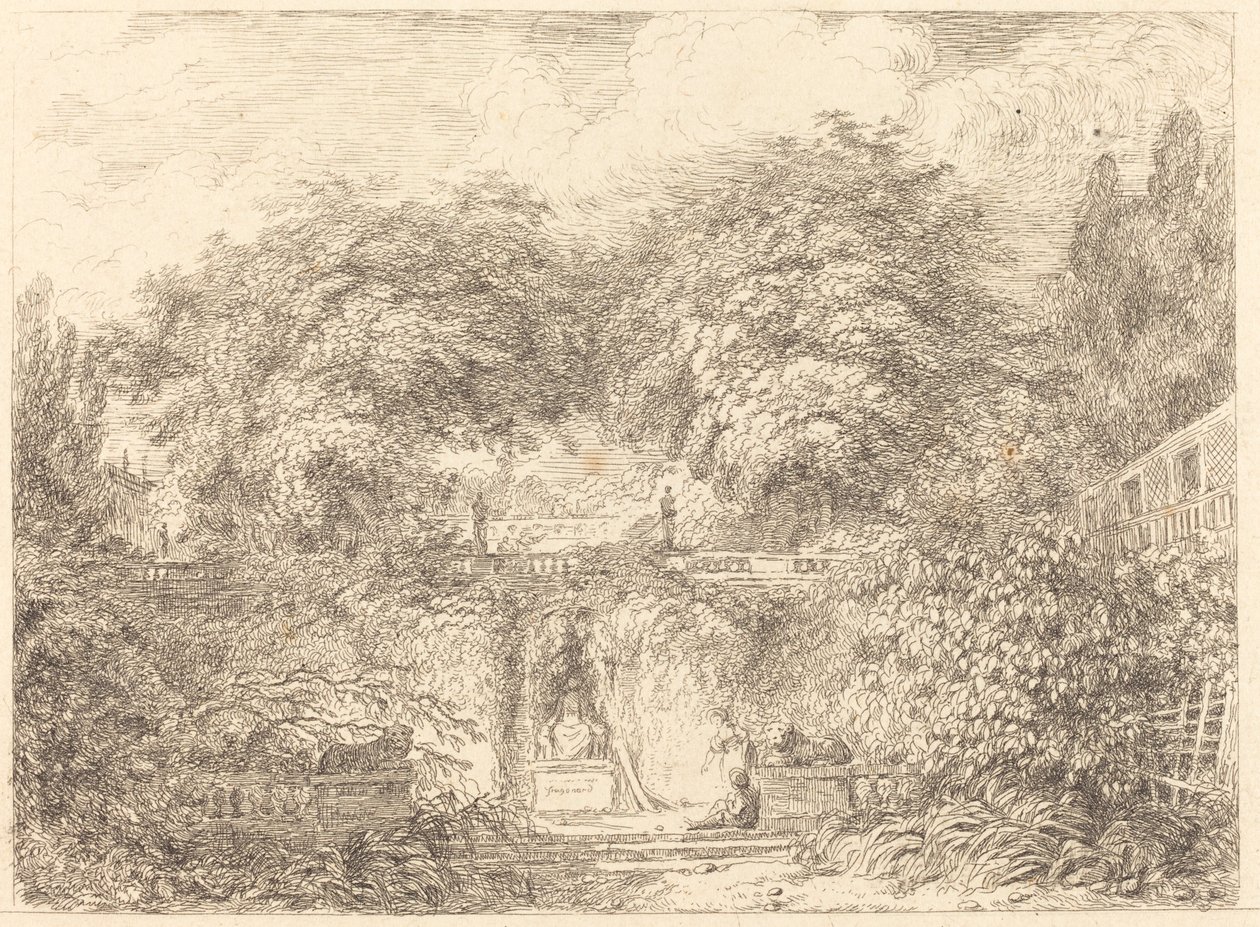 Le Petit Parc - Jean Honore Fragonard