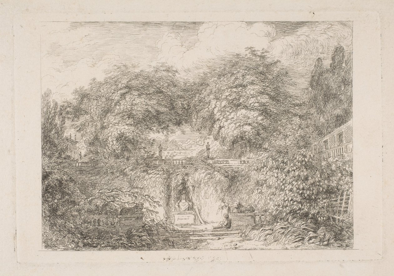 Le petit parc, vers 1763 - Jean Honore Fragonard