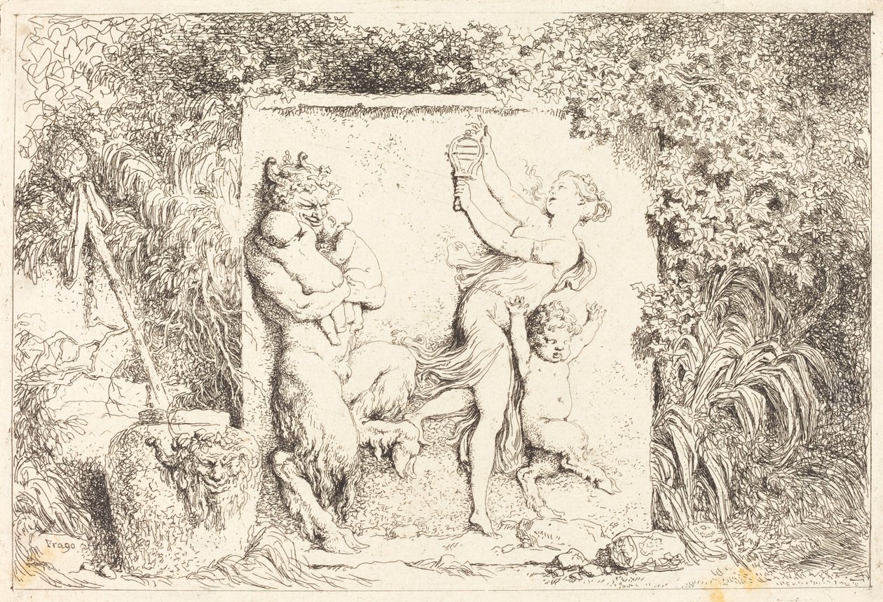 Danse de satyres - Jean Honore Fragonard