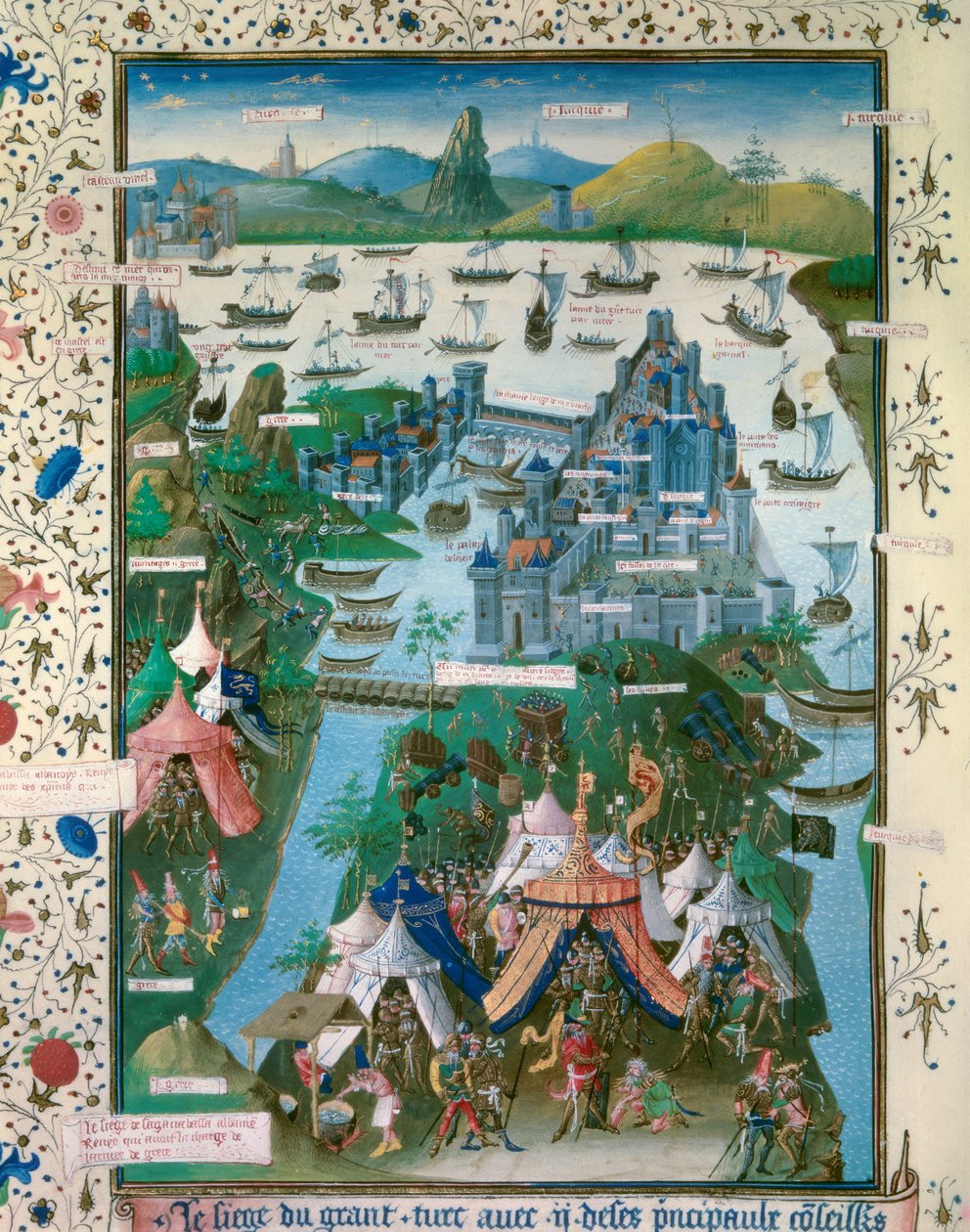 Mohammed II : le siège de Constantinople par les Turcs ottomans de Mohammed II - Jean I Le Tavernier
