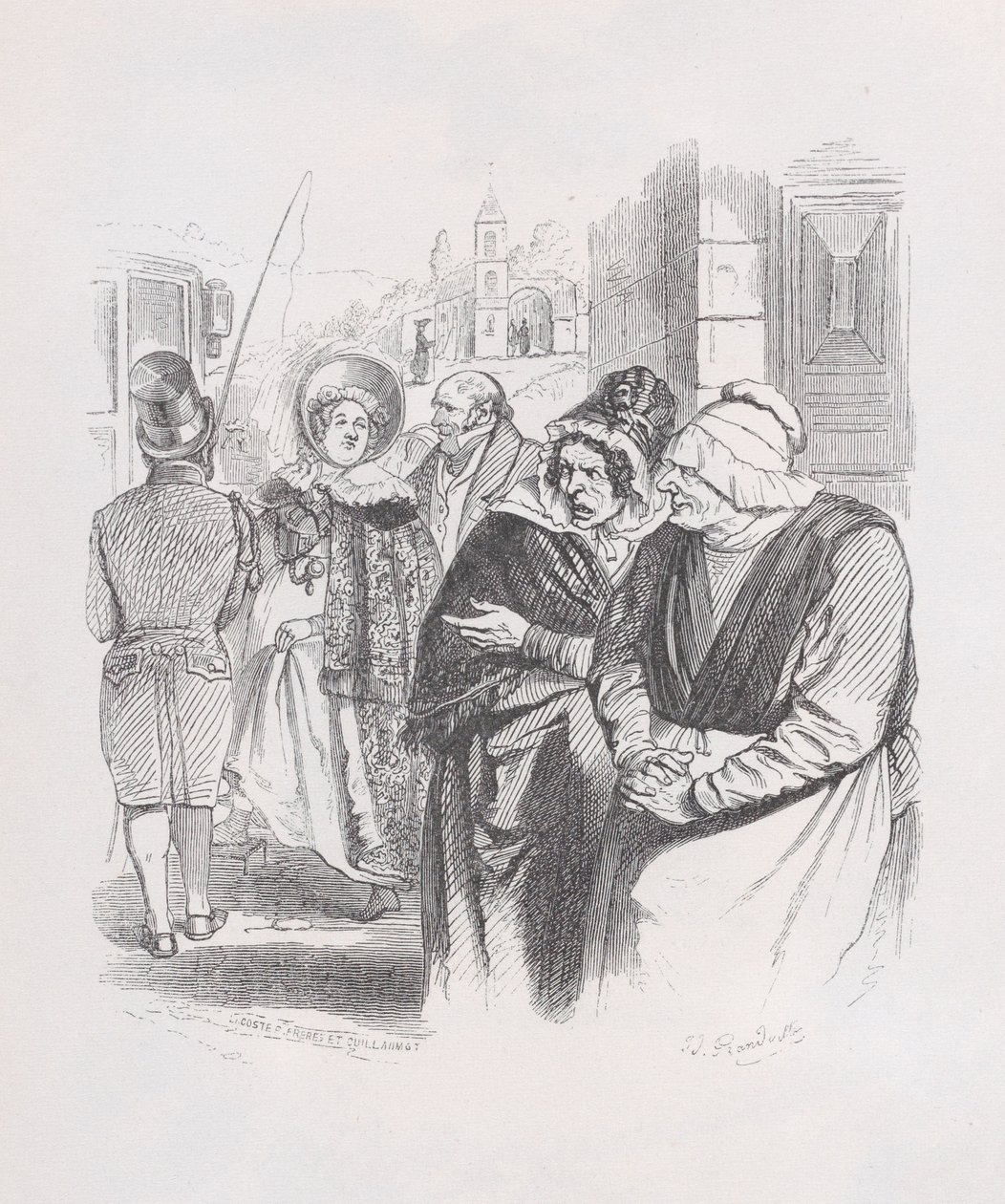 Gotton des Œuvres complètes de Béranger, 1836 - Jean Ignace Isidore Gérard
