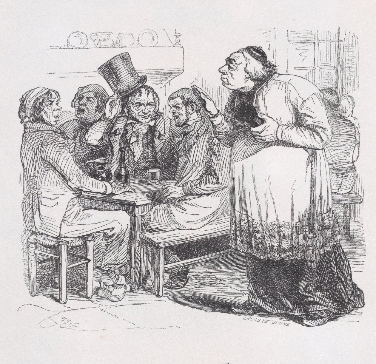 Ma guérison des Œuvres complètes de Béranger, 1836 - Jean Ignace Isidore Gérard