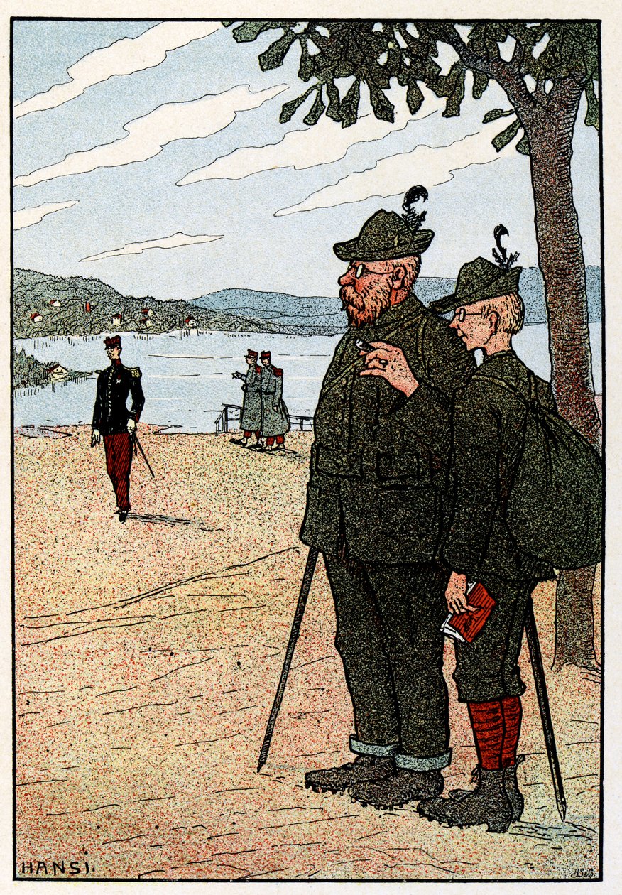 Images des Vosges ; À Gérardmer - Jean-Jacques (1873-1951) Waltz