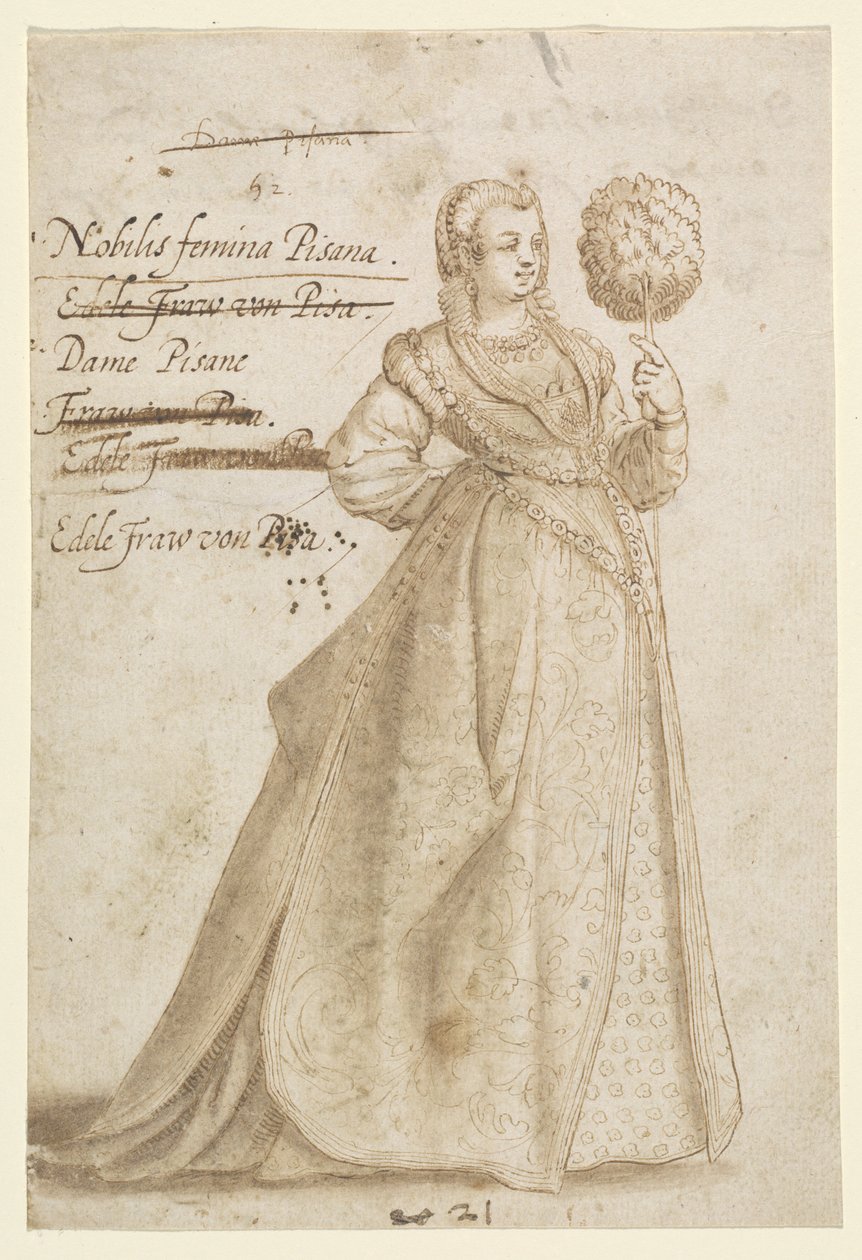 Une Noble Dame de Pise - Jean Jacques Boissard
