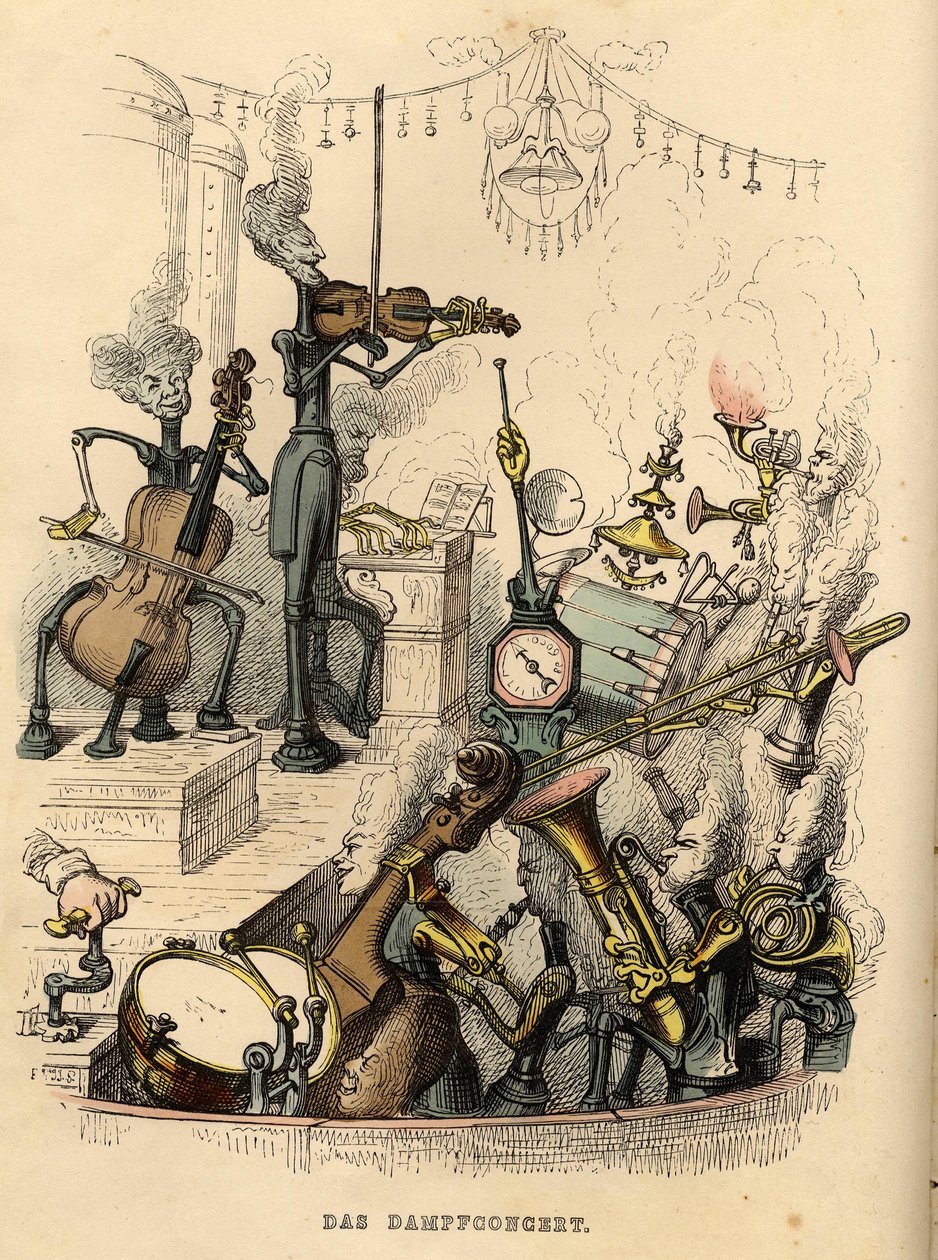 Concert à vapeur - Jean Jacques Grandville