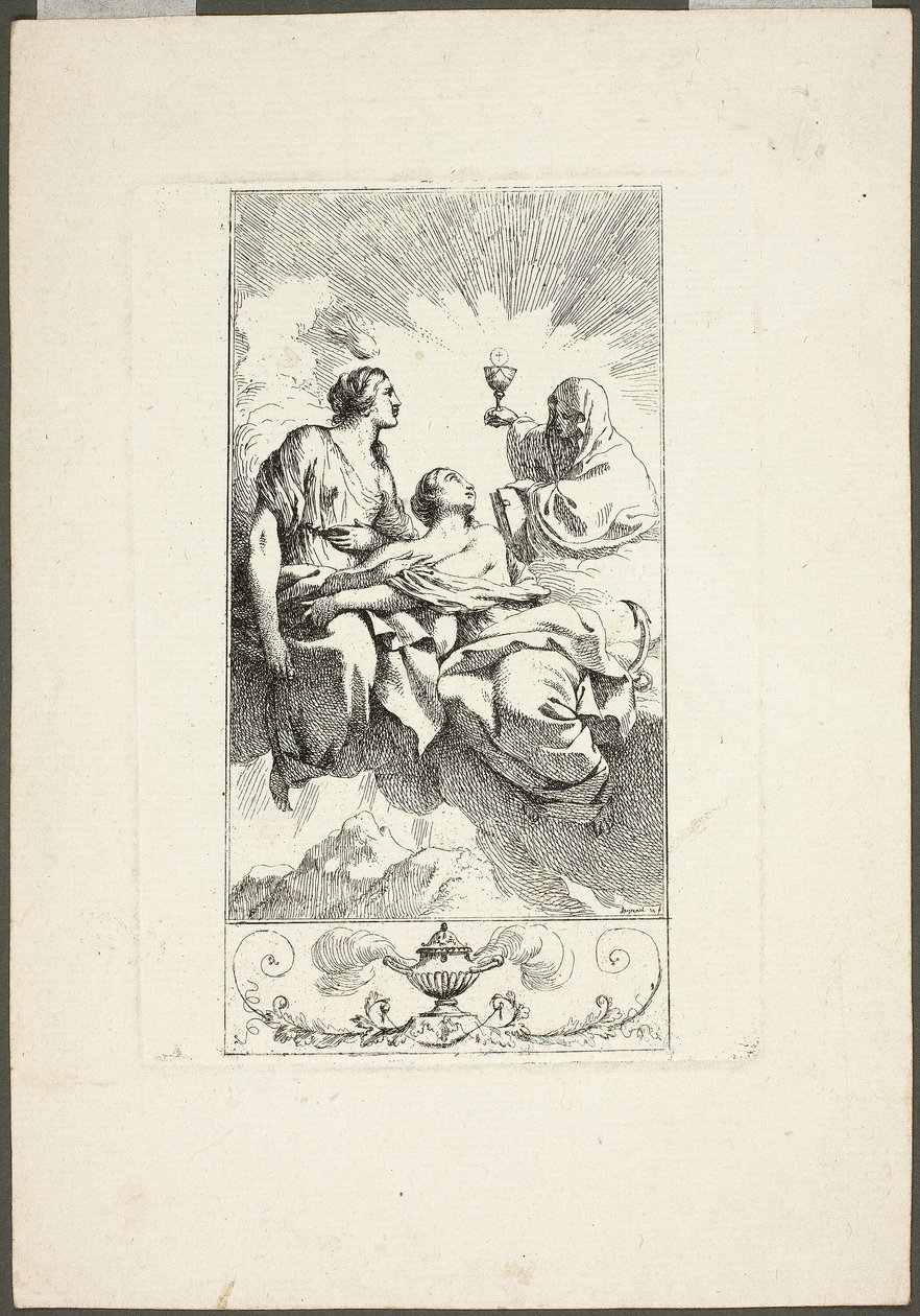 Les trois vertus de la théologie - Jean Jacques Lagrenee