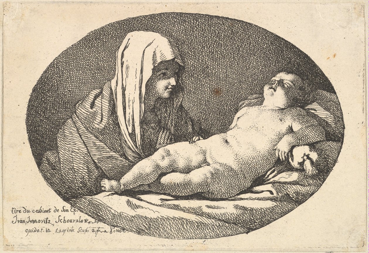La Vierge à gauche regardant l