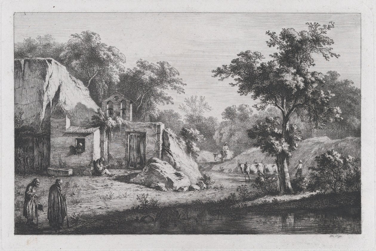 Le Petit Ermitage, 1793 - Jean Jacques de Boissieu