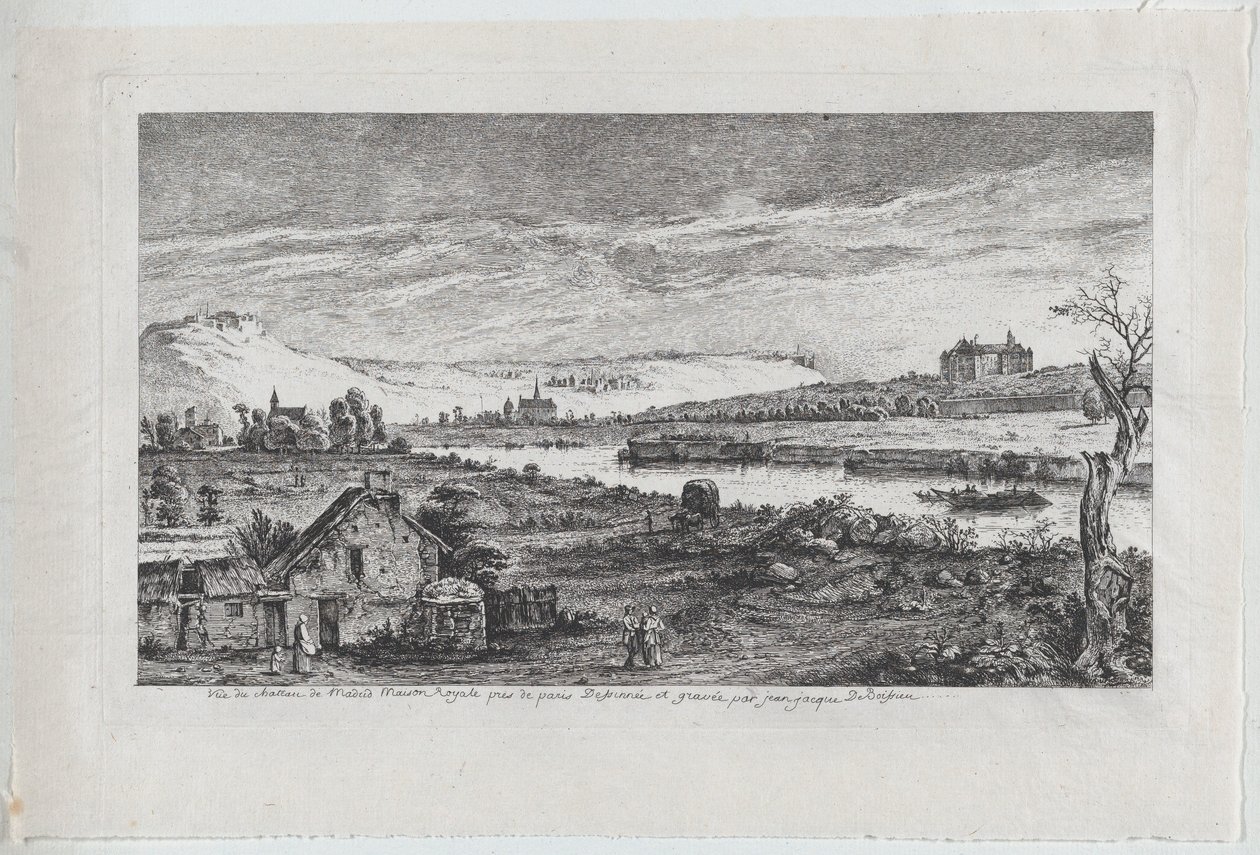 Vue du Château de Madrid, près de Paris - Jean Jacques de Boissieu