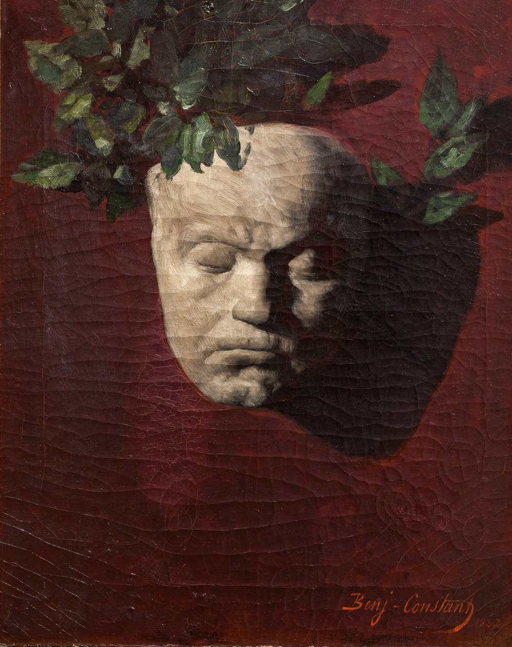 Le masque mortuaire de Beethoven - Jean Joseph Benjamin Constant