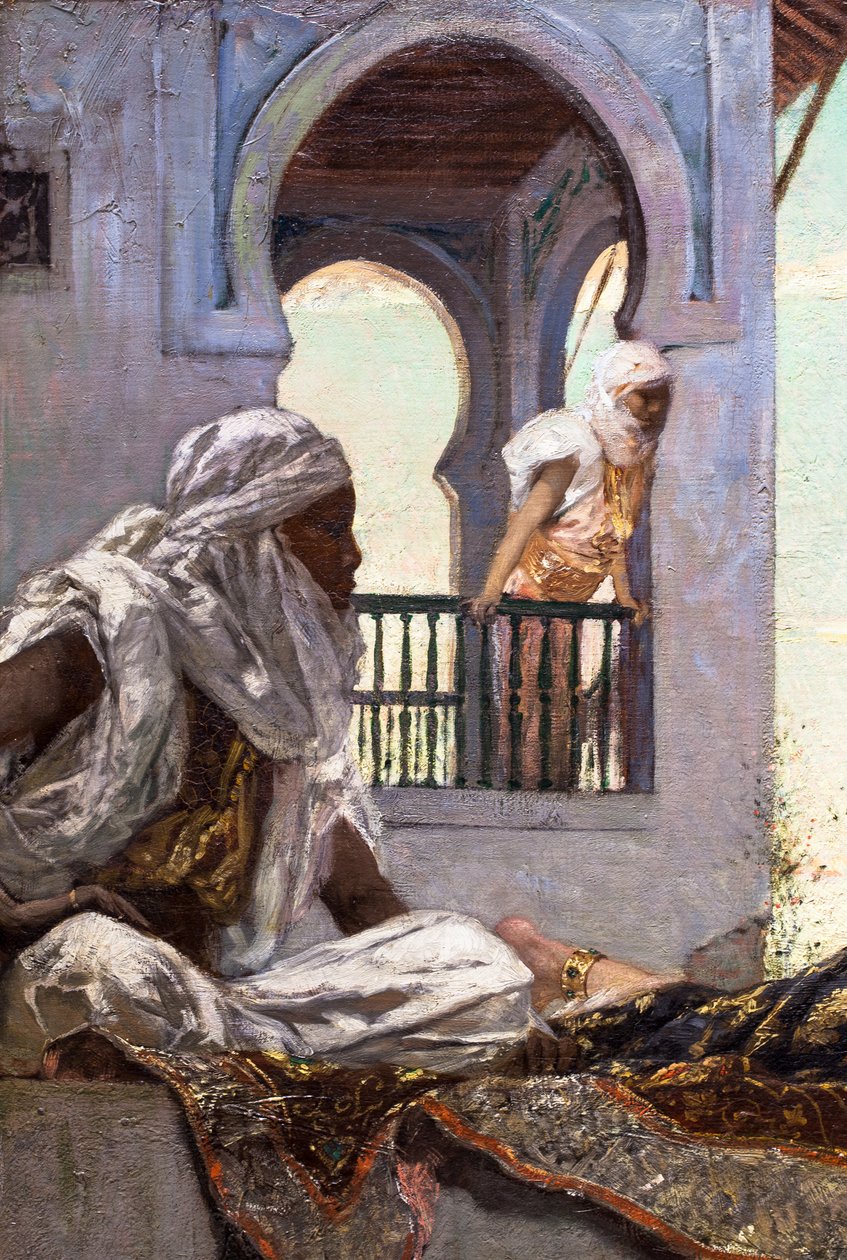 Soirée sur les terrasses (Maroc) - Jean Joseph Benjamin Constant
