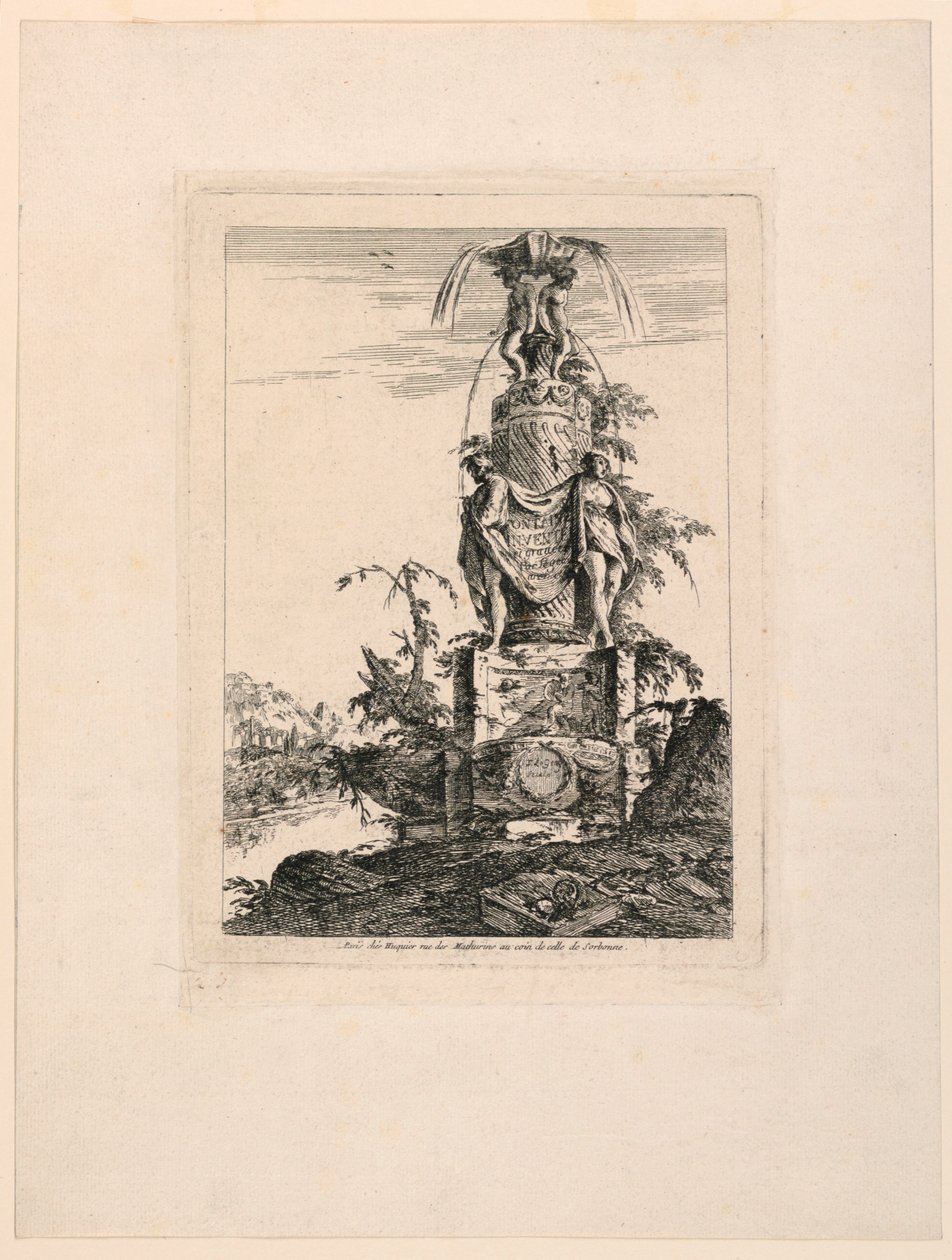 Conception pour une fontaine fantastique - Jean Laurent Legeay