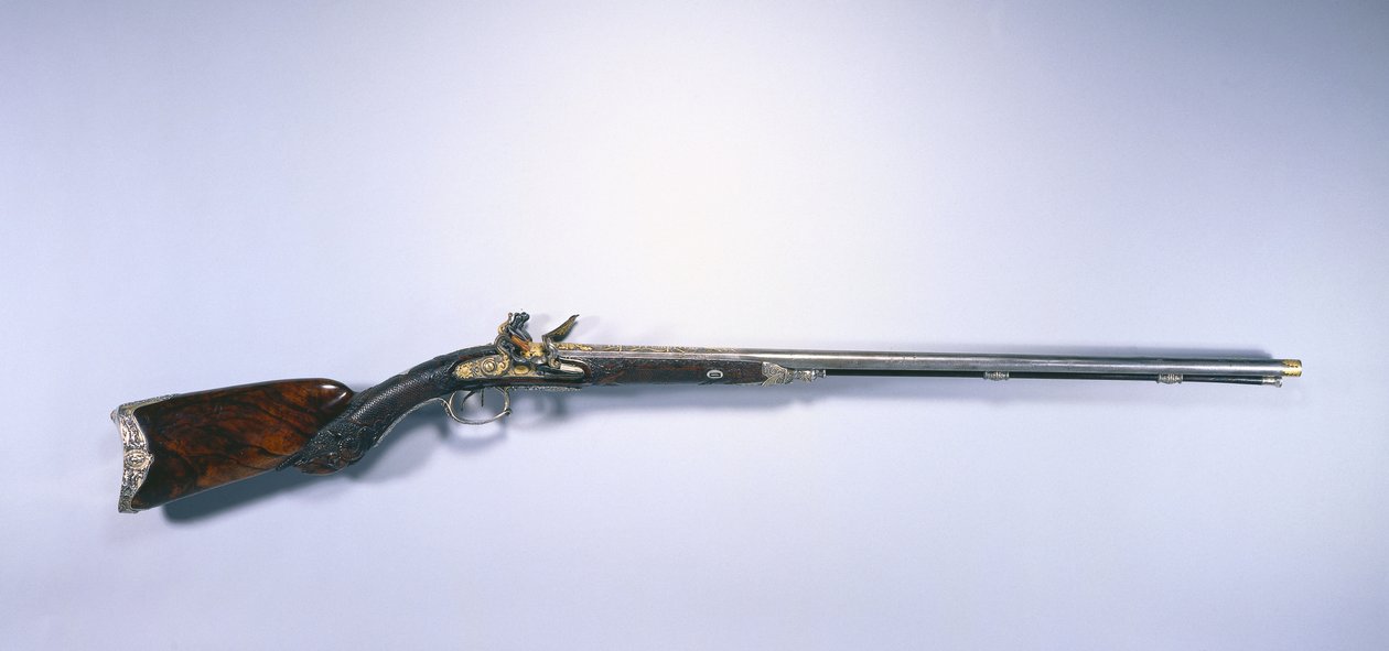 Fusil de chasse à double canon à silex de Napoléon Ier Bonaparte - Jean Le Page