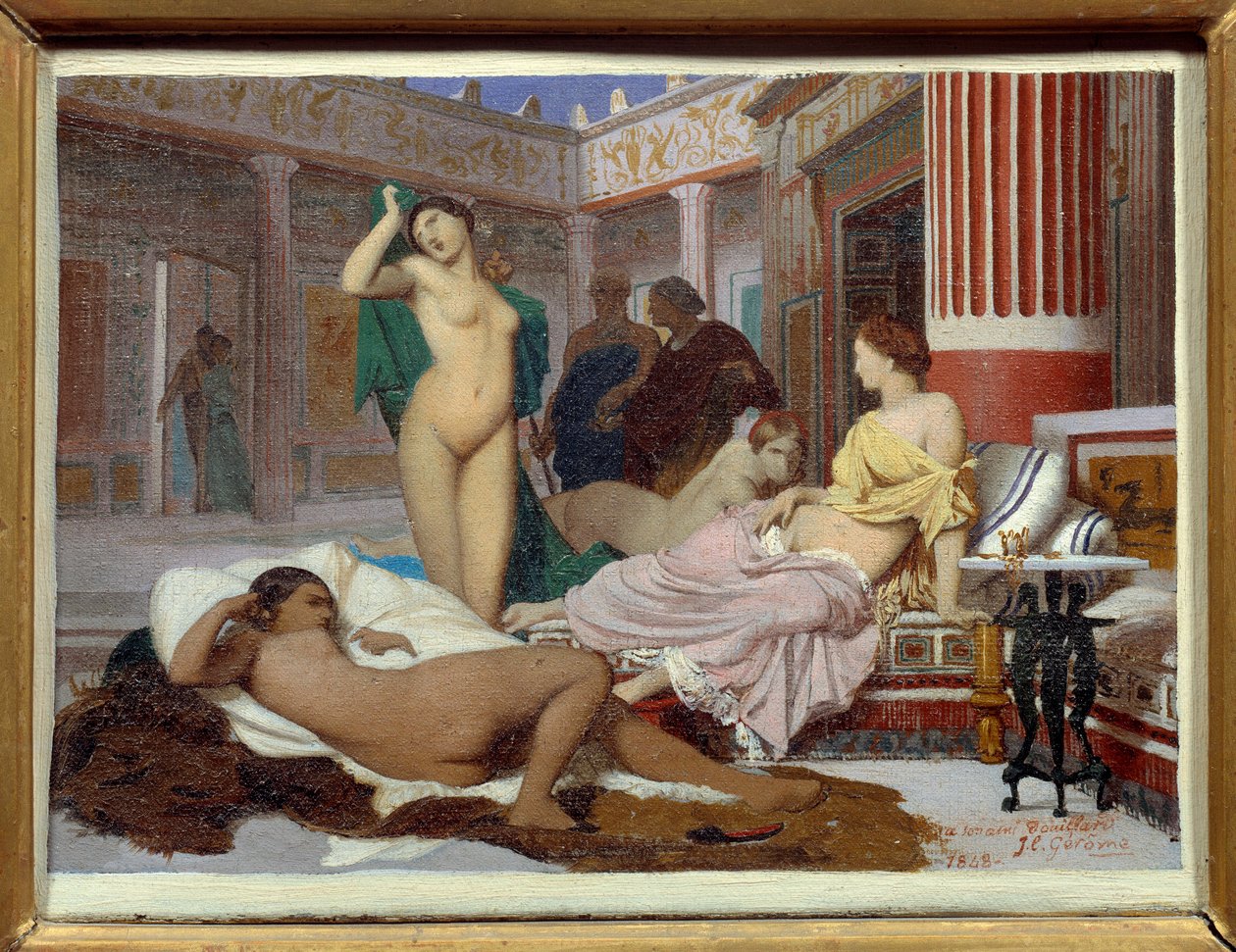 Intérieur grec - Jean Leon Gerome
