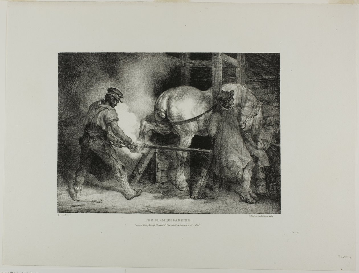 Le maréchal-ferrant flamand, planche 4 de Divers sujets dessinés d
