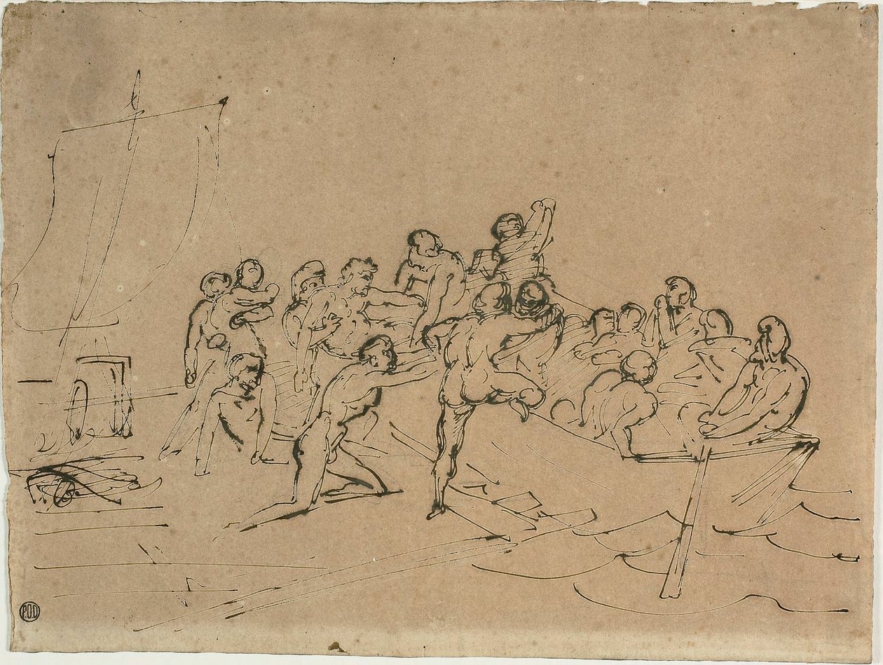 Le sauvetage des survivants du radeau de la Méduse - Jean Louis André Théodore Géricault
