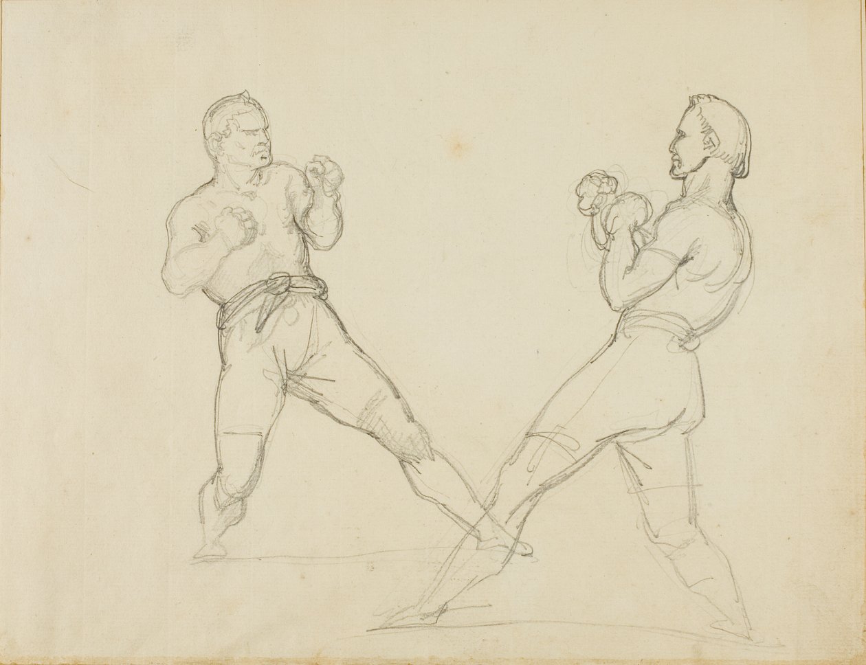 Deux boxeurs qui s