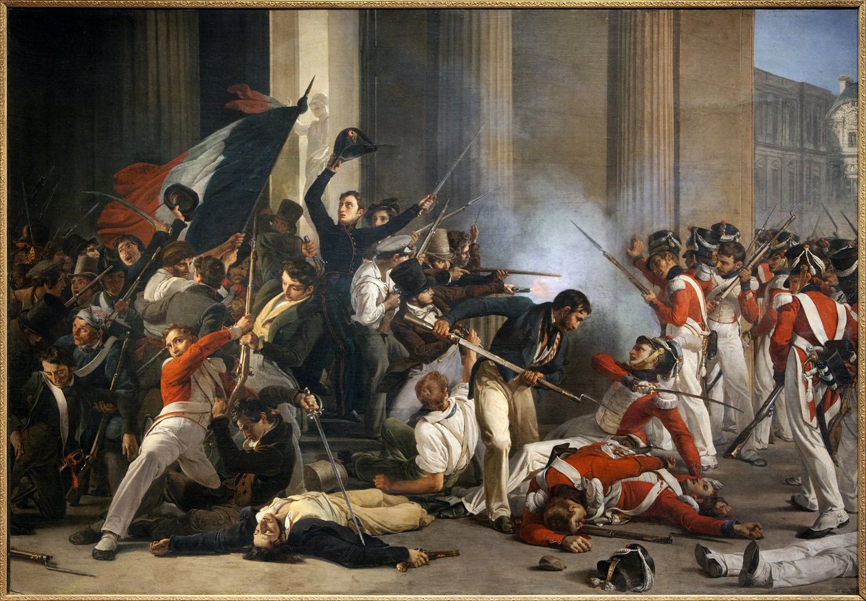 Capture du Louvre le 29 juillet - Jean Louis Bezard