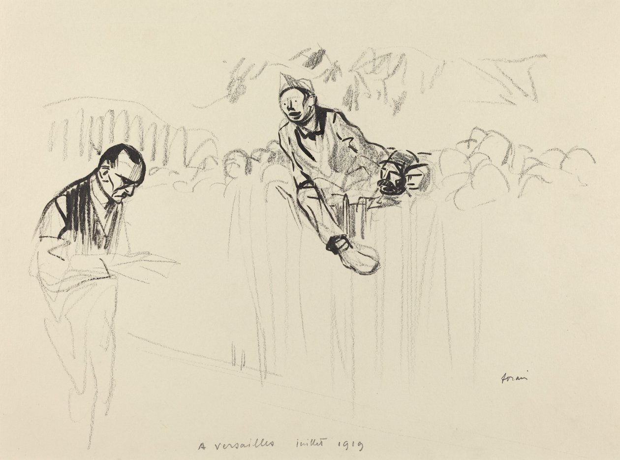 À Versailles juillet 1919 - Jean Louis Forain