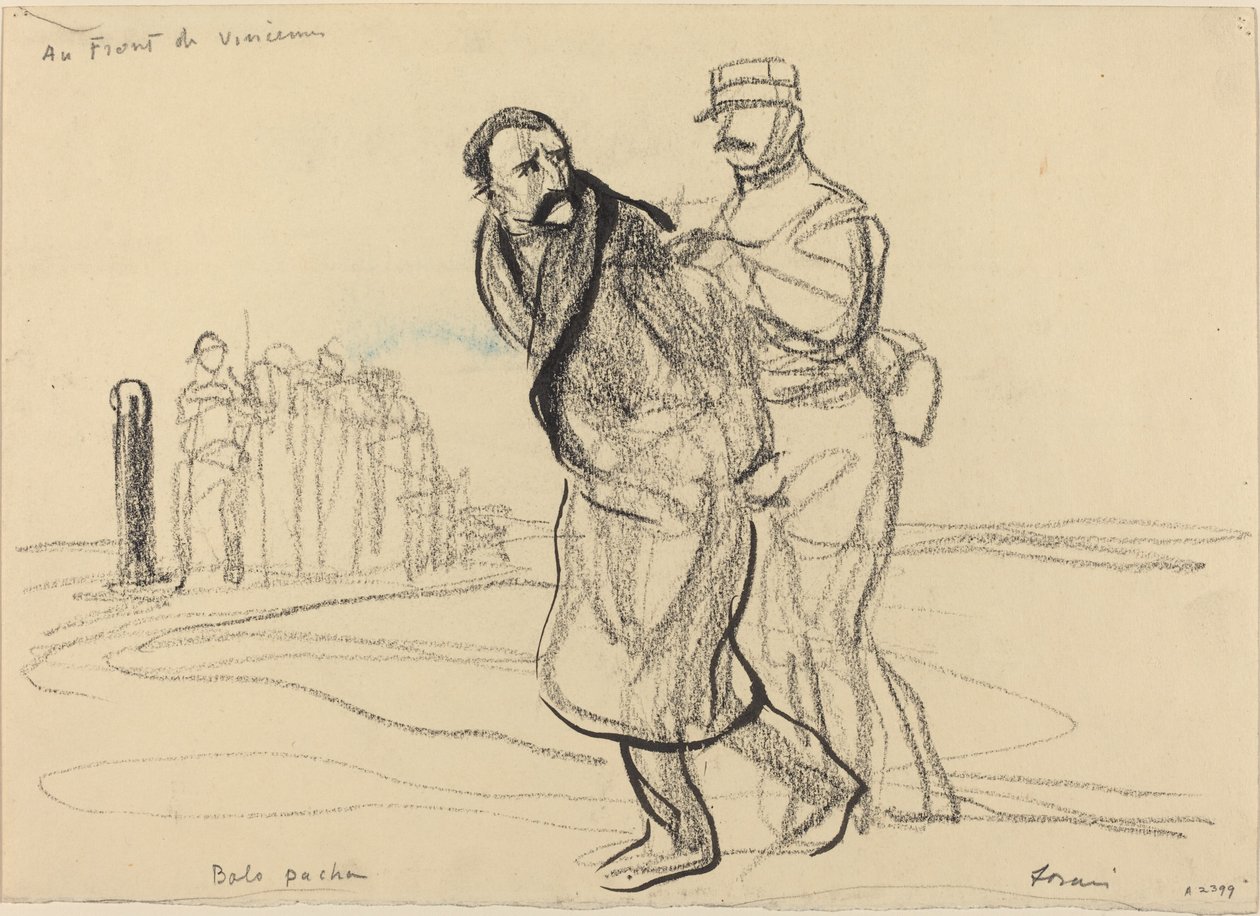 Au front de Vincennes. Bolo pacha - Jean Louis Forain