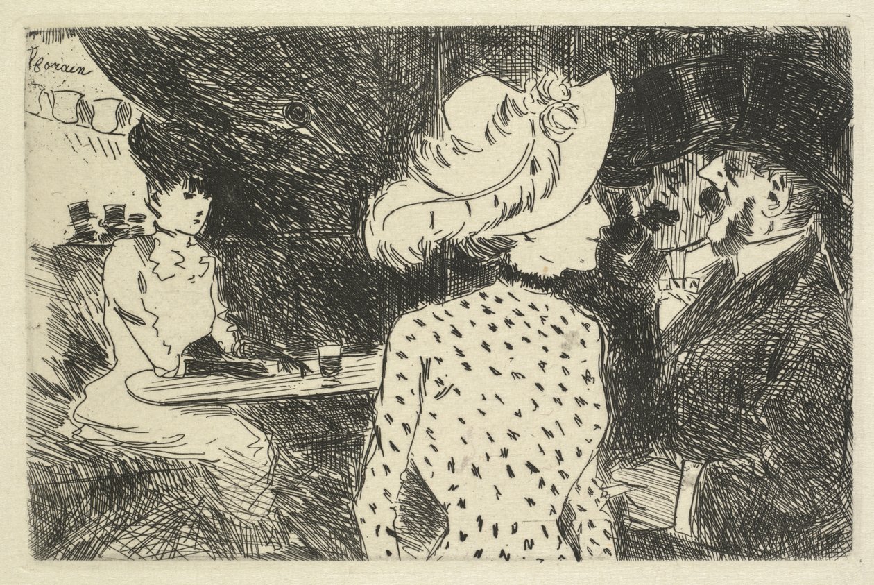 Scène de café descriptive, 1880-1886 - Jean Louis Forain