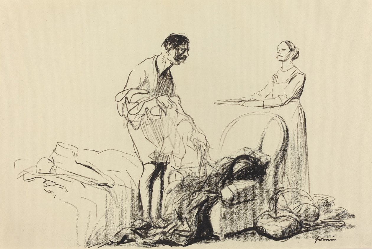 Libéré du service militaire, vers 1914-1919 - Jean-Louis Forain