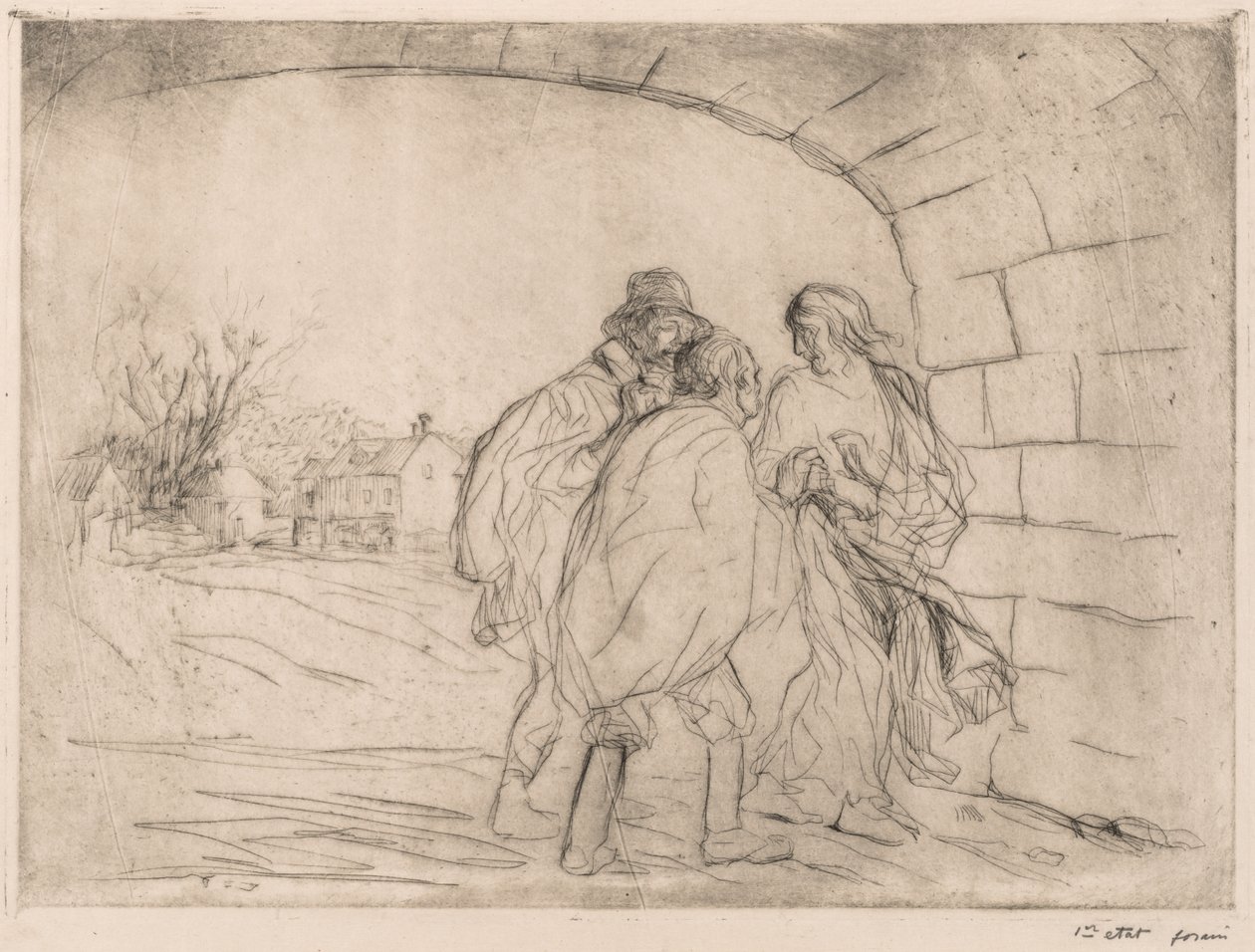 Rencontre sous la voûte - Jean Louis Forain
