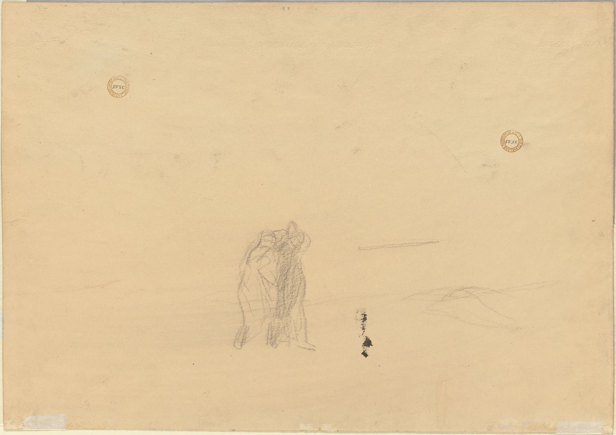 Figures dans un paysage verso - Jean Louis Forain