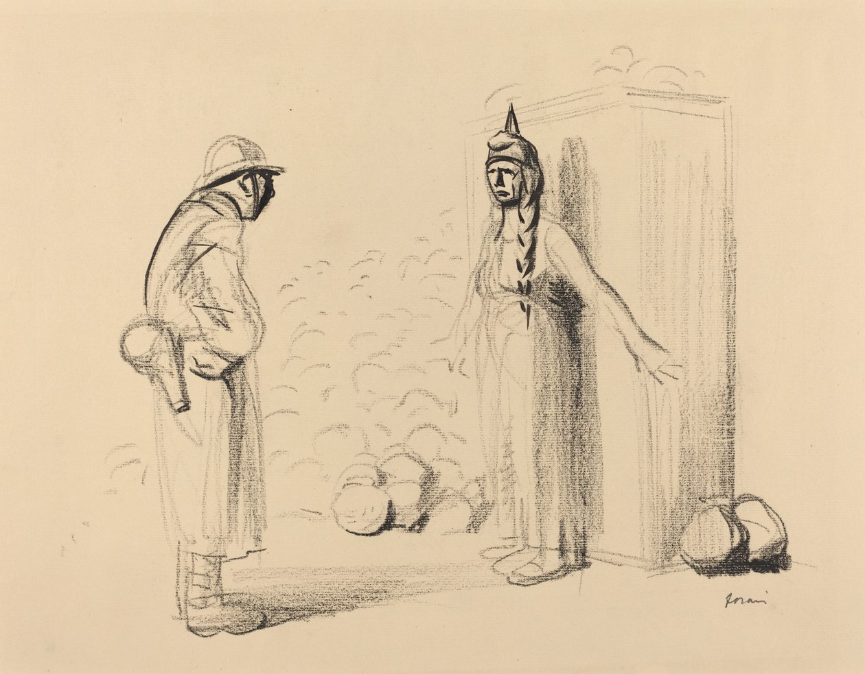 Cacher les "louis" - Jean Louis Forain