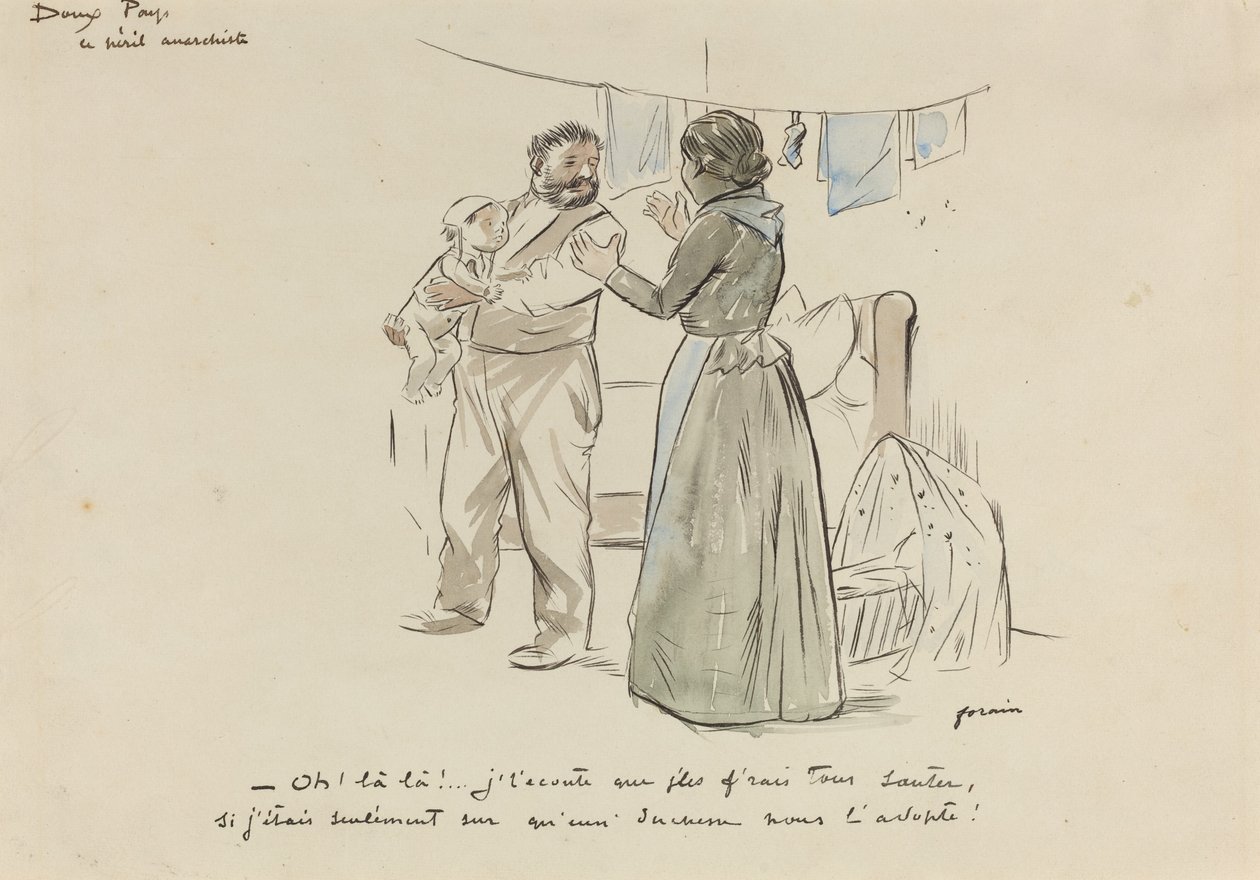 Le Péril Anarchiste, c. 1897 - Jean Louis Forain