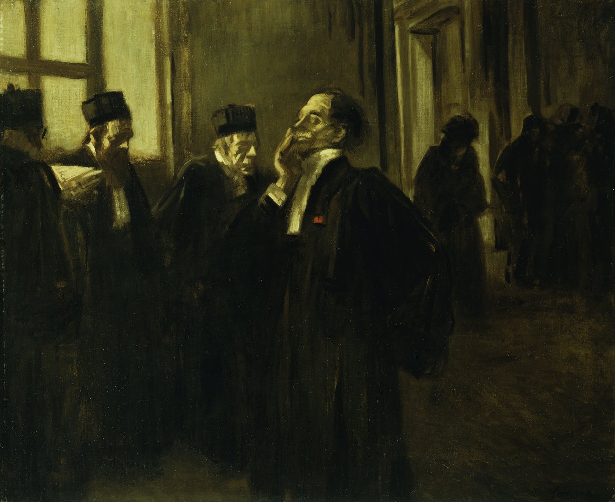 Scène de couloir au palais, c.1905 - Jean Louis Forain