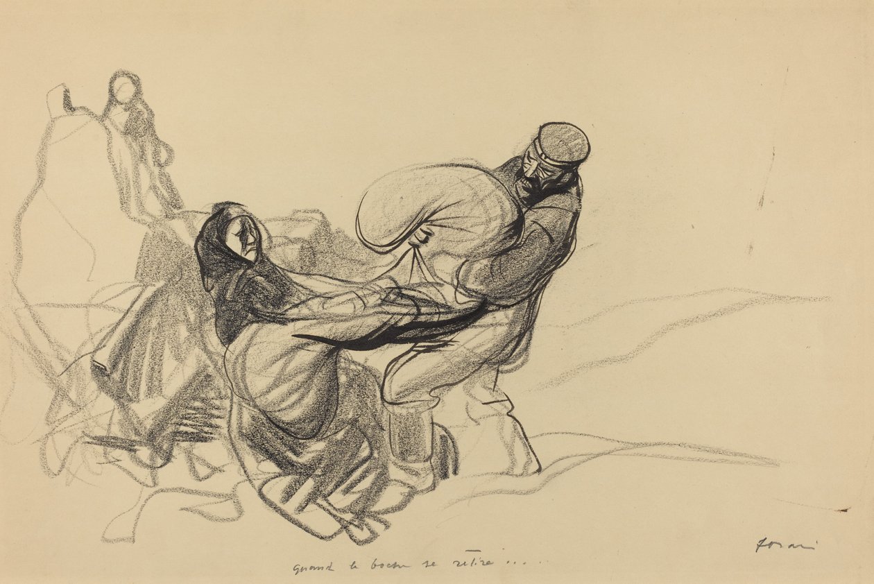 Quand le boche se retire..., probablement 1917 - Jean Louis Forain