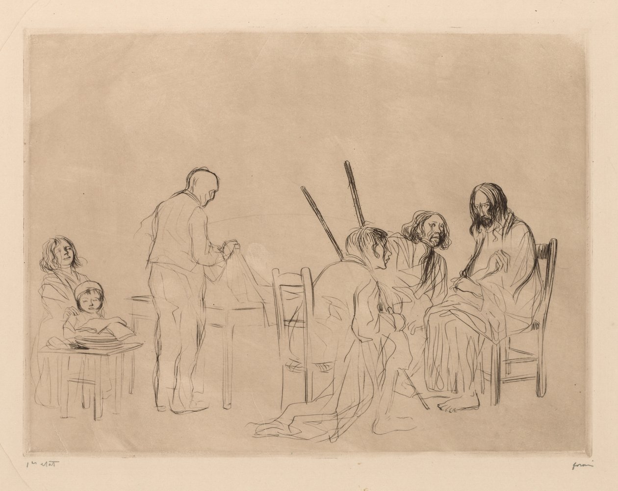 Supper at Emmaus - Jean Louis Forain