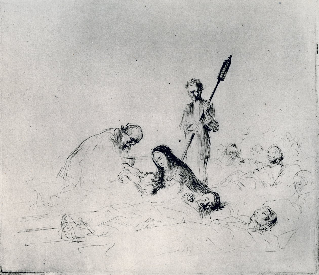 La communion des patients, 1925 - Jean Louis Forain
