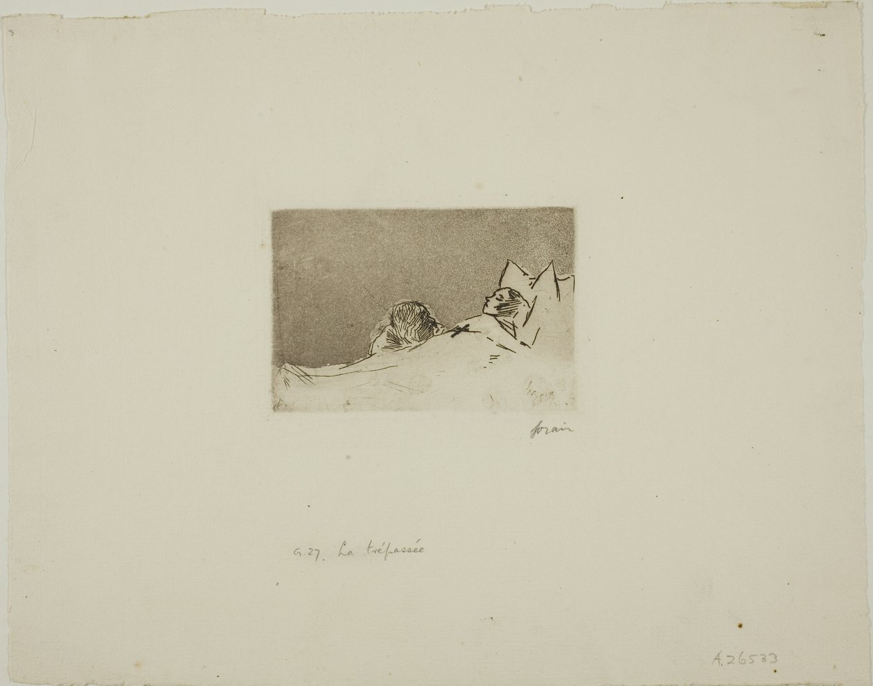 La fille morte - Jean Louis Forain