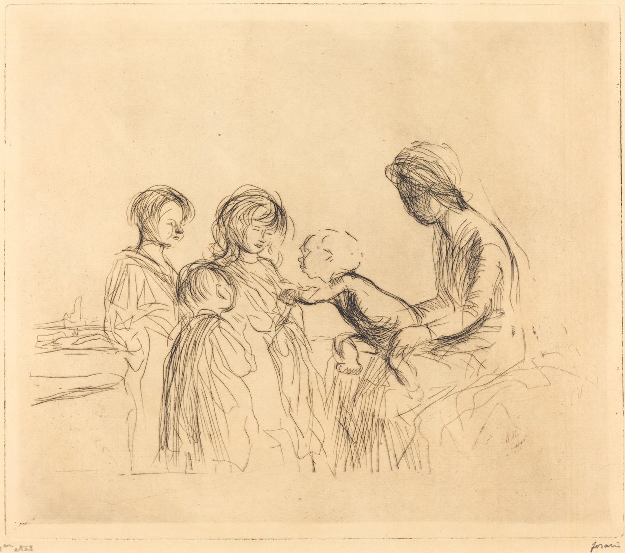 La Madone et les enfants - Jean Louis Forain