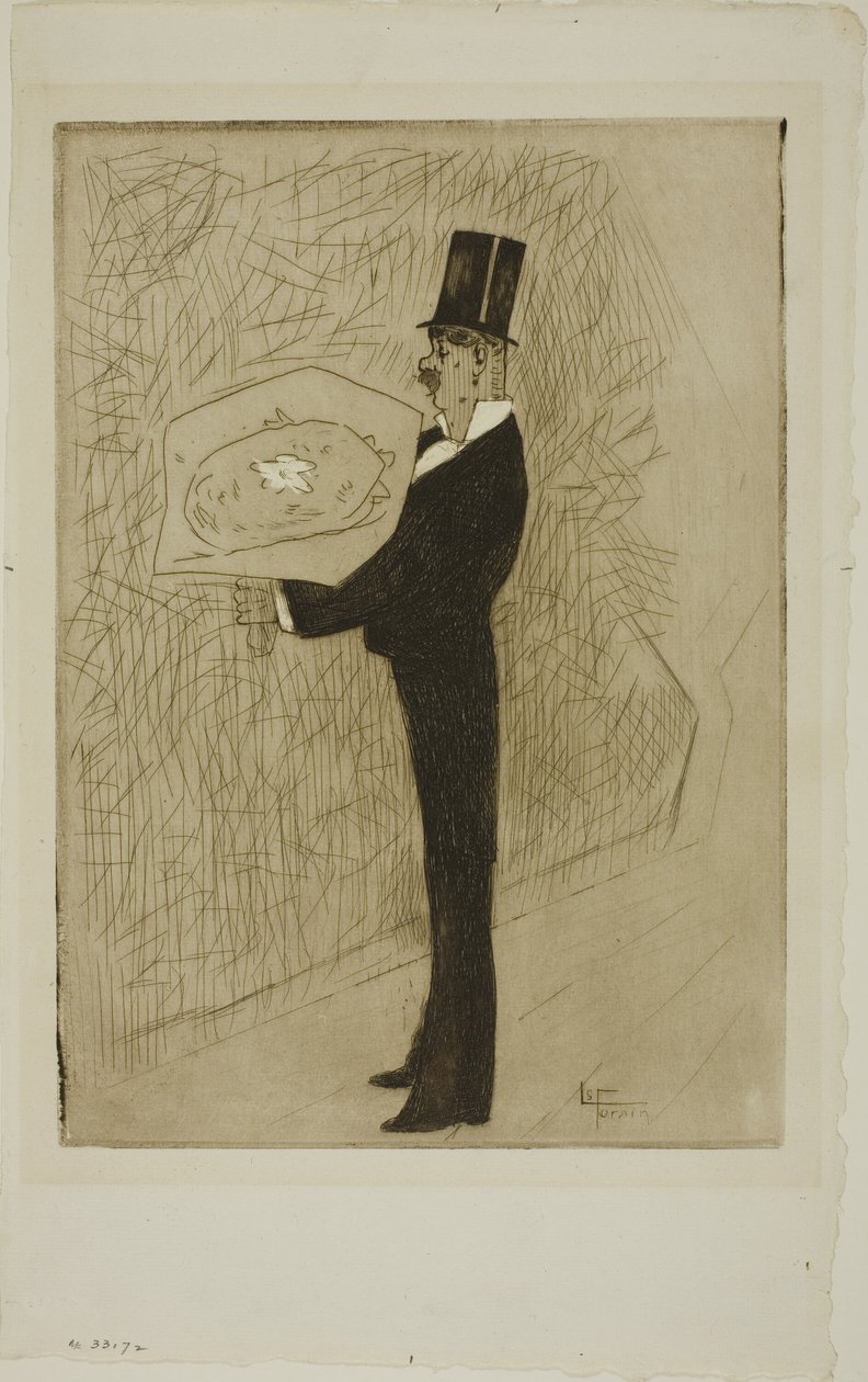 Le Dandy avec un Bouquet - Jean Louis Forain