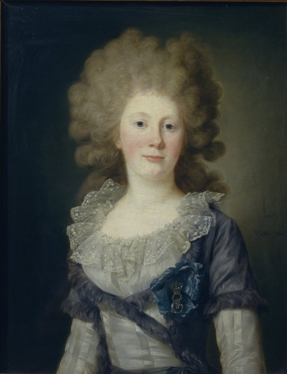 Portrait de la comtesse Sofia Vladimirovna Panina 1774-1844, 1791 - Jean Louis Voille