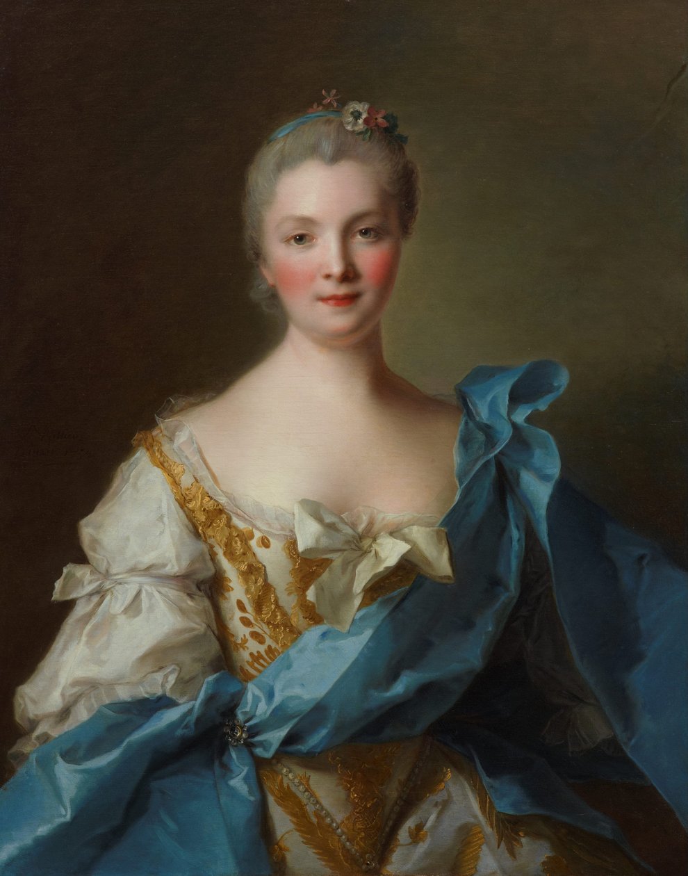 Portrait de Madame de La Porte - Jean-Marc Nattier