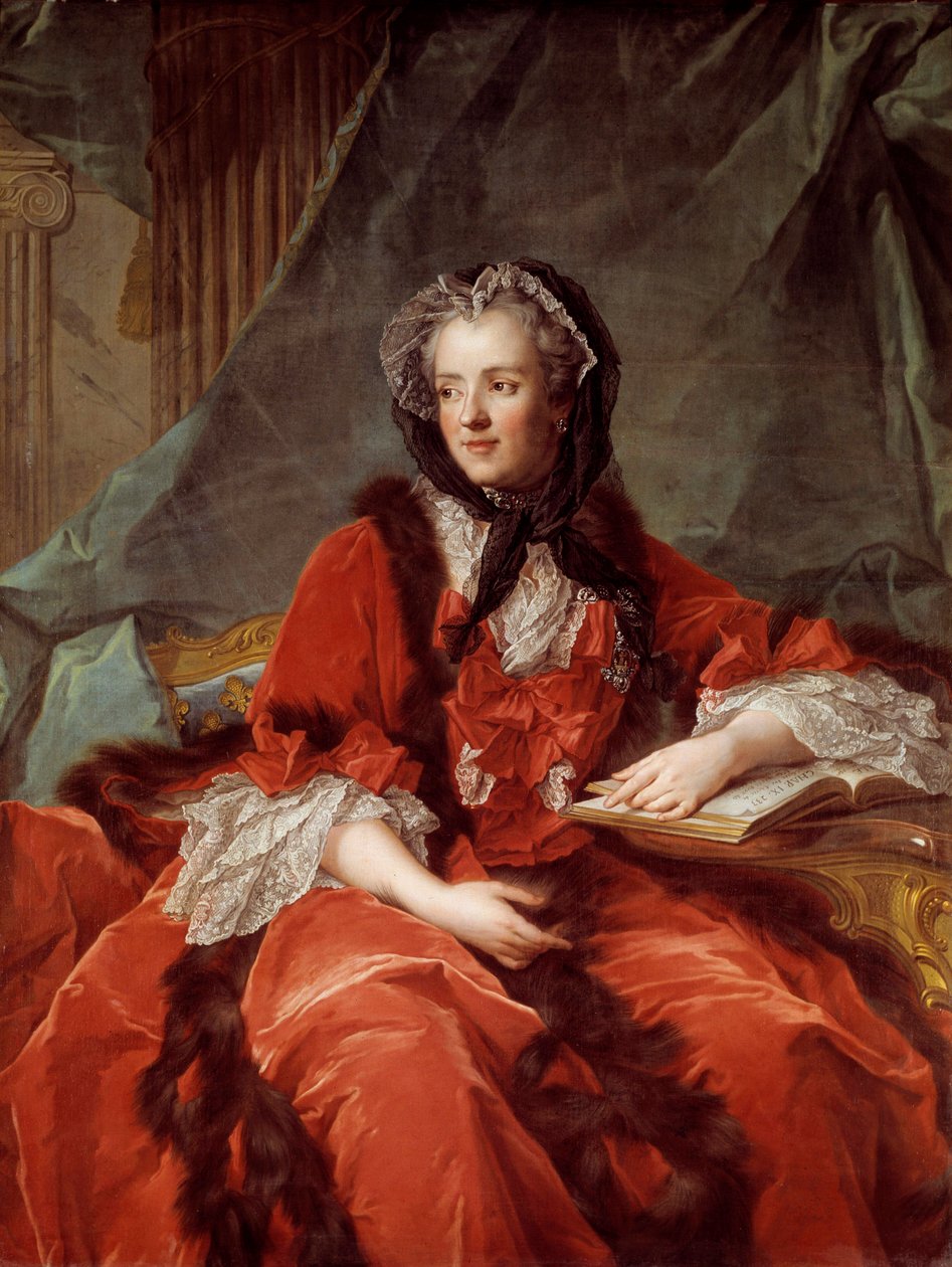 Portrait de Marie Lesczinska, reine de France - Jean Marc Nattier