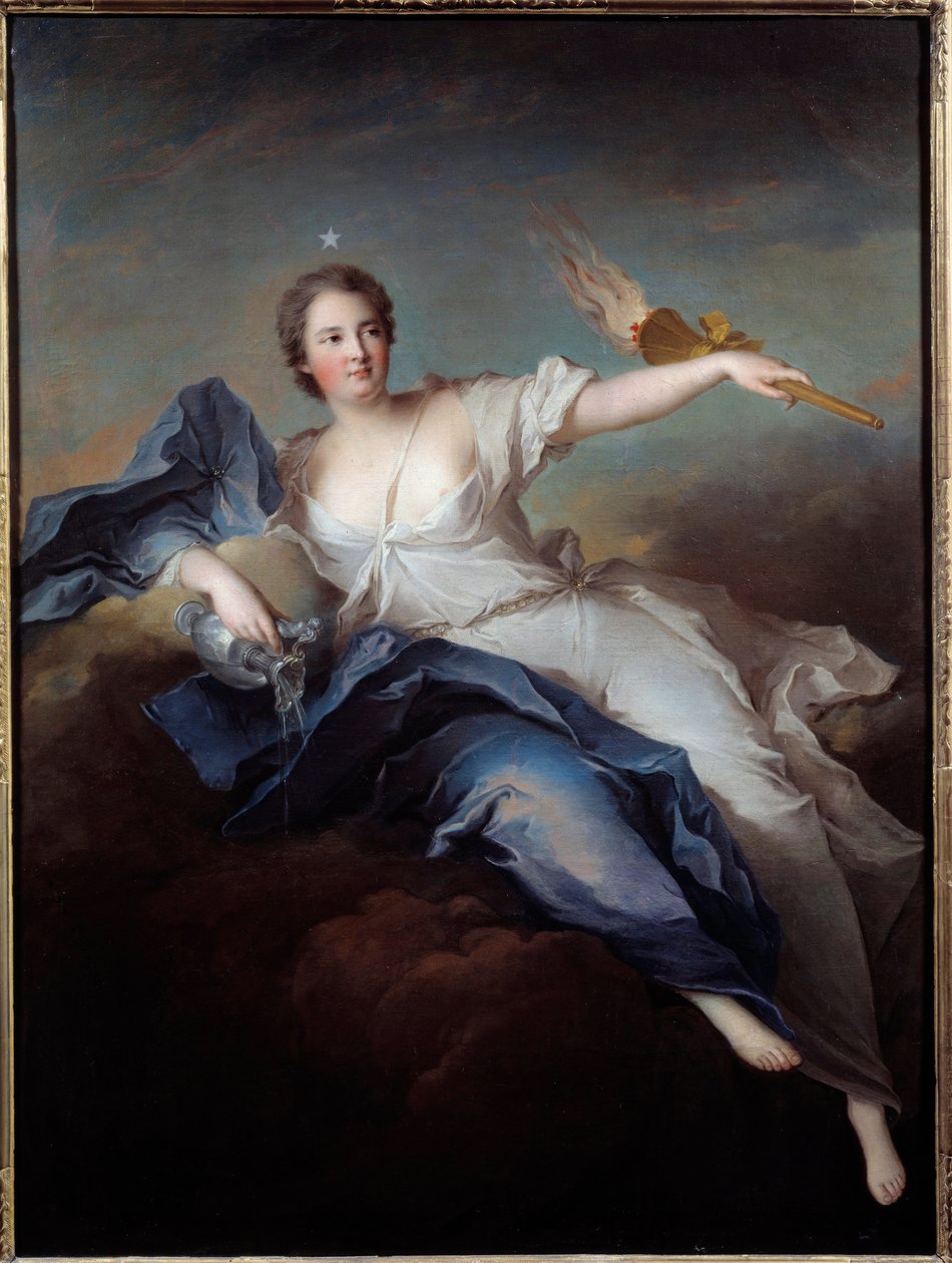 Portrait de la Duchesse de Châteauroux en Aurore (Marie Anne de Mailly Nesle) - Jean Marc Nattier