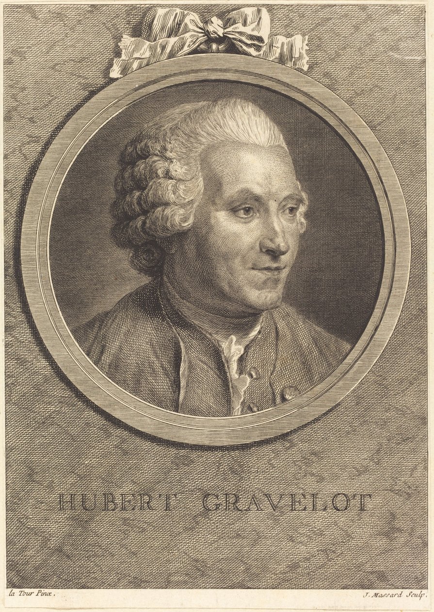 Hubert Gravelot - Jean Massard after Maurice Quentin de La Tour