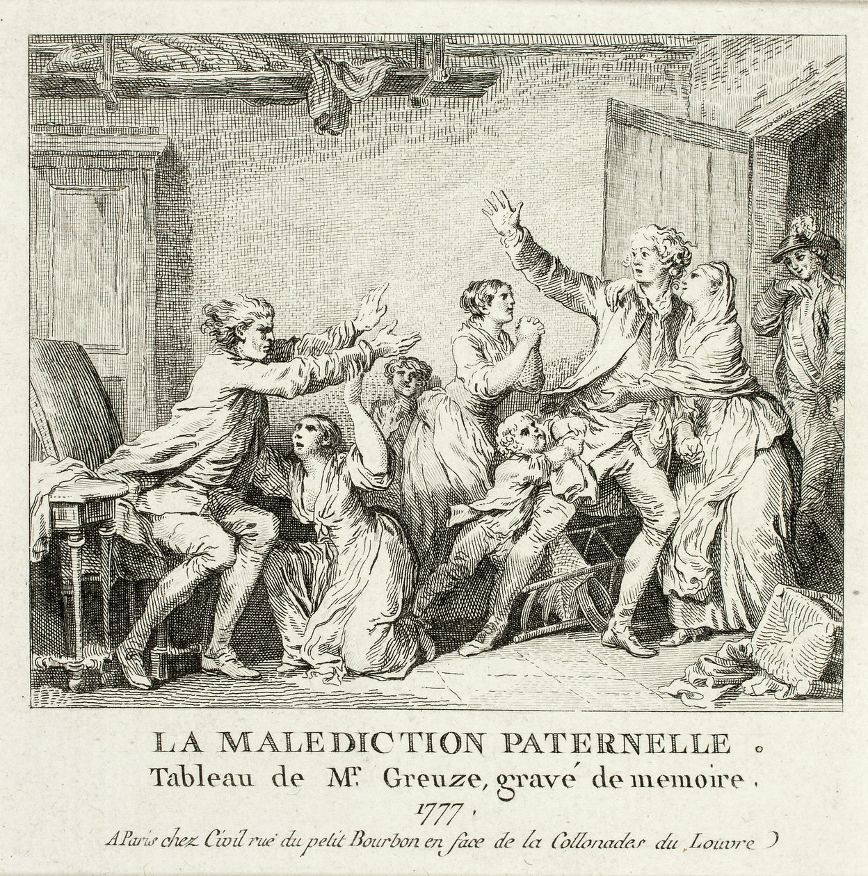 La malédiction paternelle - Jean Michel Moreau