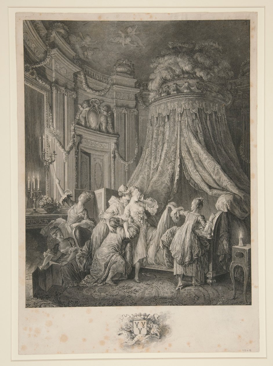 Le Coucher de la Mariée - Jean Michel Moreau le Jeune