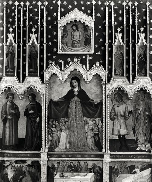 Vierge de Miséricorde, vers 1429 (détail) - Jean Mirailhet
